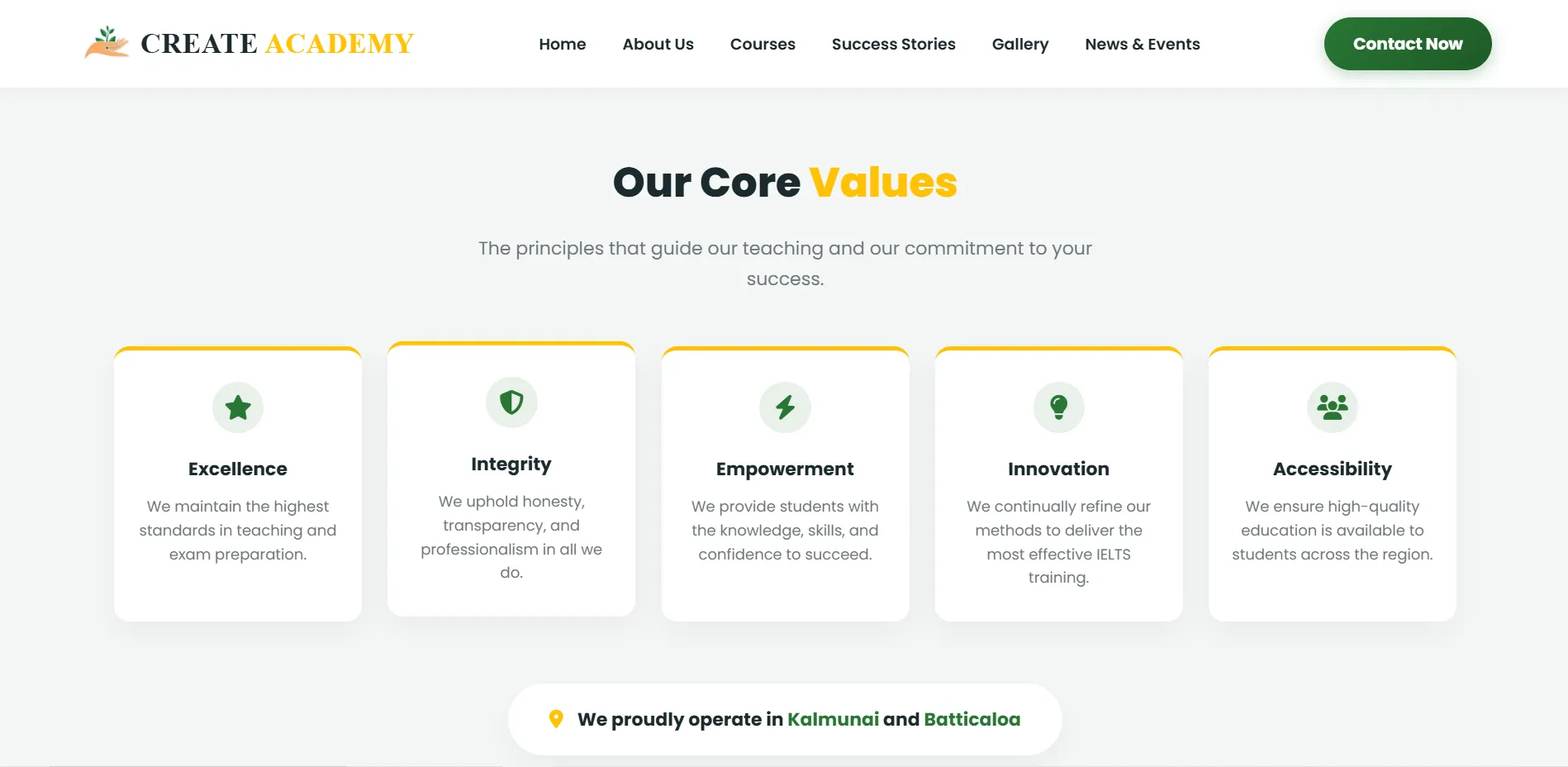 Create Academy of English Language screenshot 1