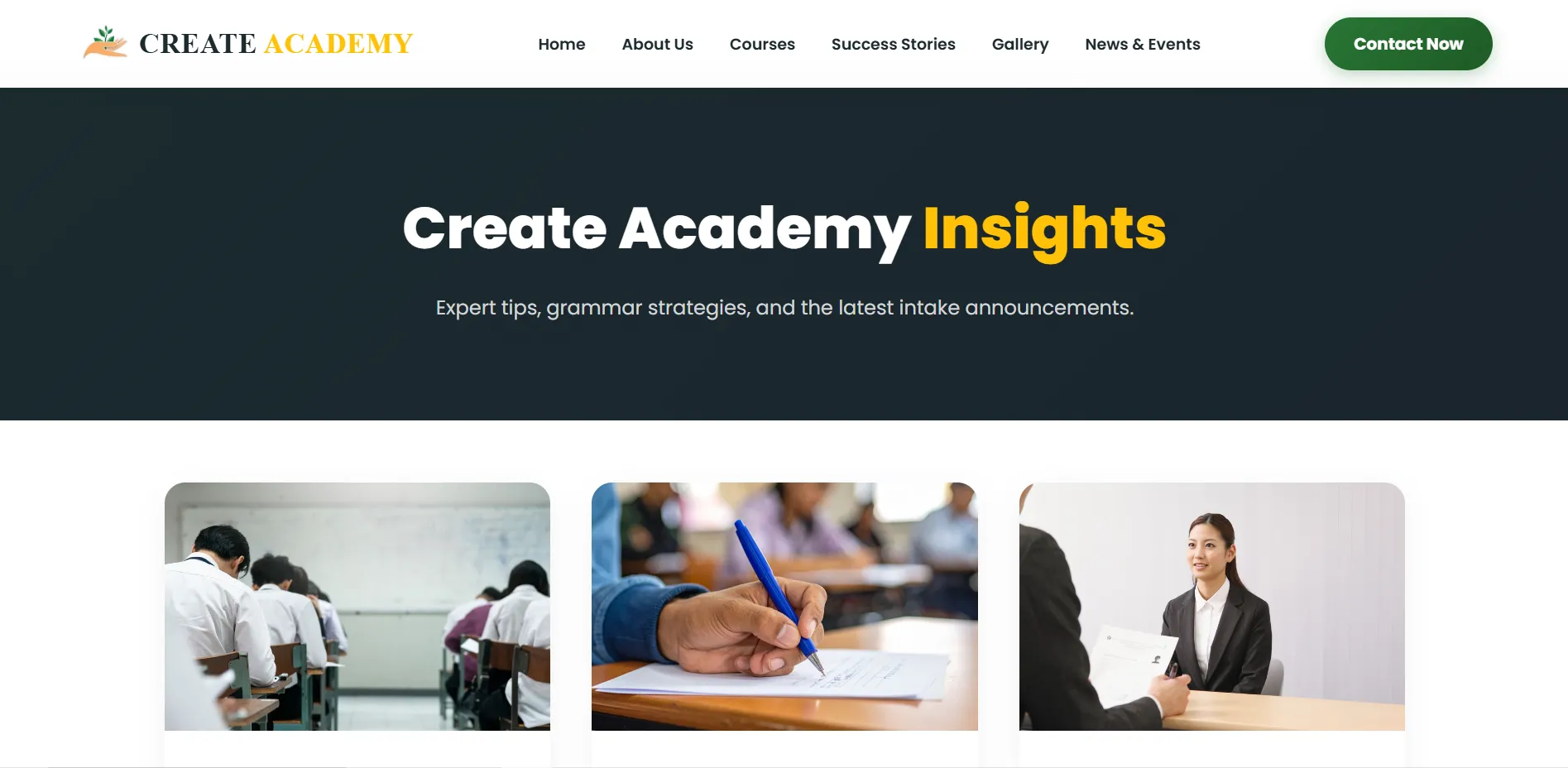 Create Academy of English Language screenshot 2