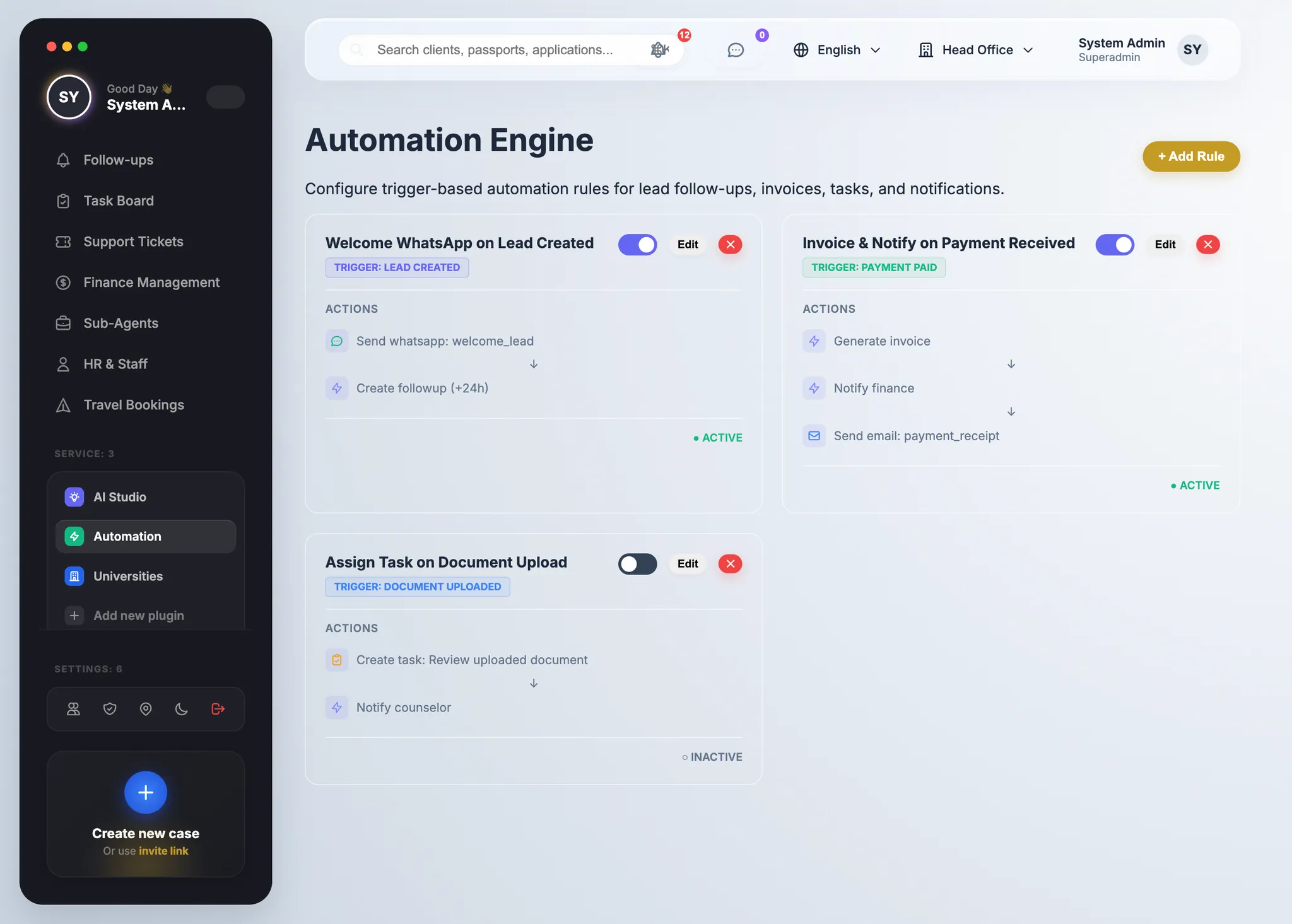 VisaFlow screenshot 1