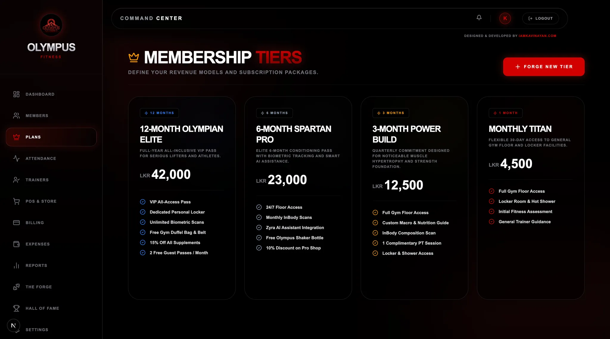 Olympus Fitness - Gym Saas screenshot 2